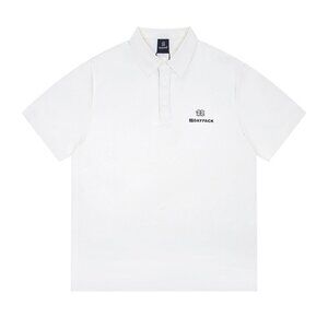 Kolon Sport White Lapel Polo Shirt